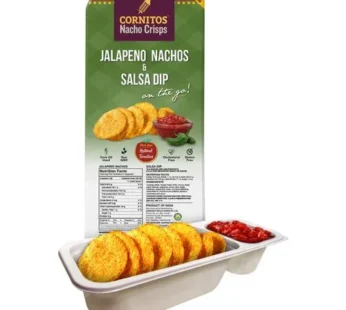 Cornitos Jalapeno Nachos & Salsa Dip 70gms