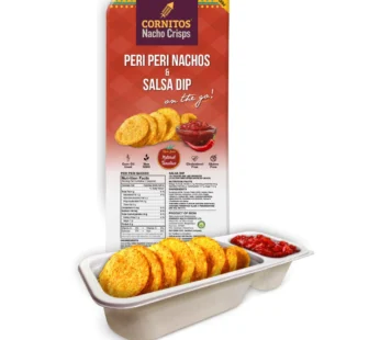 Cornitos Peri Peri Nachos & Salsa Dip 70GM