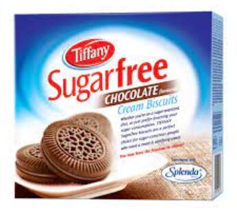 Tiffany Sugar Free Cream Biscuits Chocolate 162gms