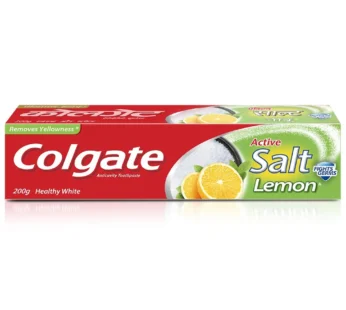 Active salt lemon white toothpaste 200gms