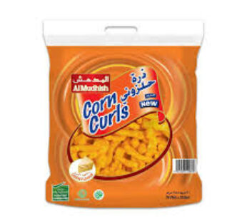 Almudhish corn n curls cheese flavour 20g